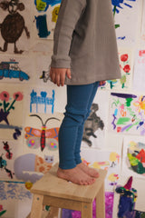 Legginsy Niebieskie