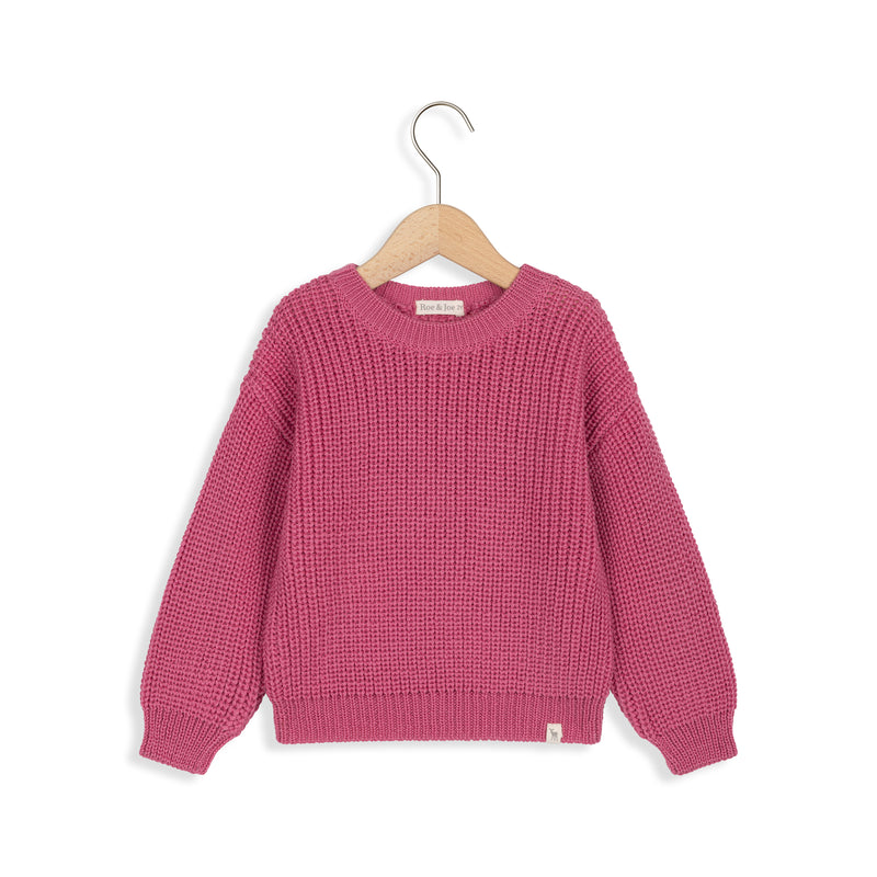 Raspberry sweater