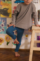 Legginsy Niebieskie