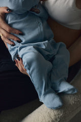 Piżamka Soft Sky z bawełny organicznej