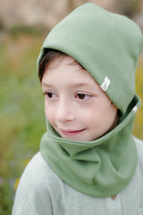 Zestaw czapka + komin Green