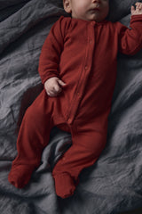 Piżamka Roasted Tomato z bawełny organicznej