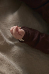 Piżamka Cocoa Brown z bawełny organicznej