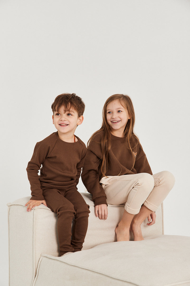 Bluza minimalistyczna Brown