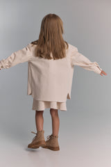 Kurtka sztruksowa Beige