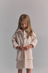Kurtka sztruksowa Beige