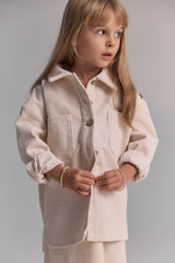 Kurtka sztruksowa Beige