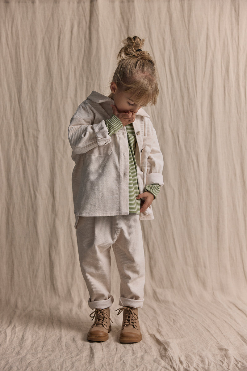 Kurtka sztruksowa Beige