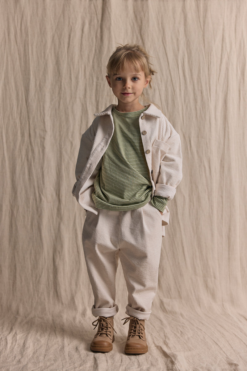 Kurtka sztruksowa Beige