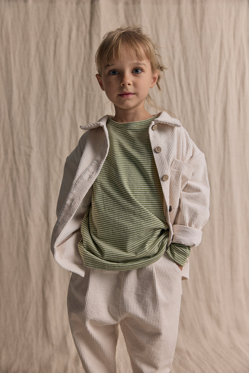 Kurtka sztruksowa Beige