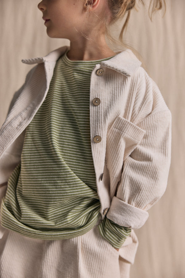 Kurtka sztruksowa Beige