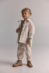 Kurtka sztruksowa Beige