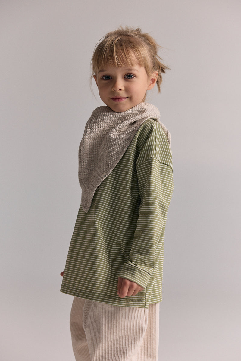 Sweterek dzianinowy Stripes Pistachio