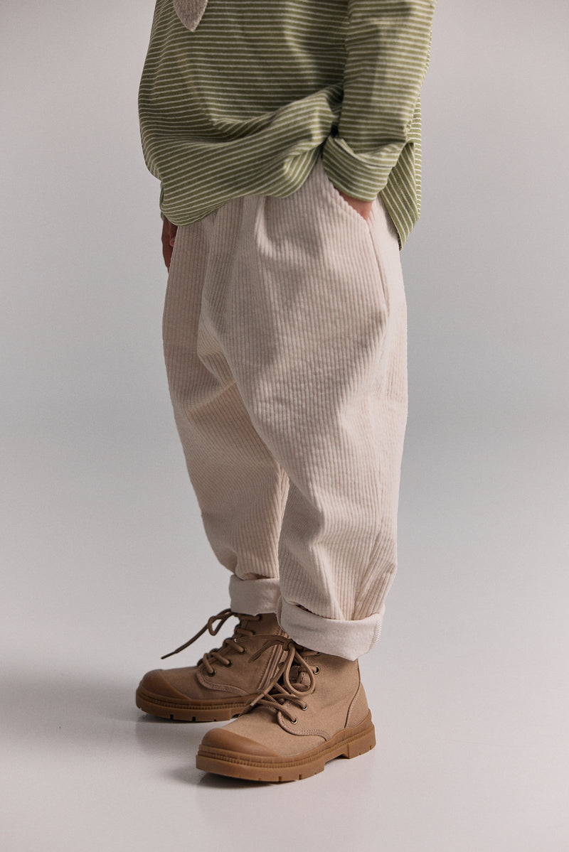 Spodnie sztruksowe Beige