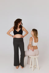 Spodnie prążkowane Ash Grey