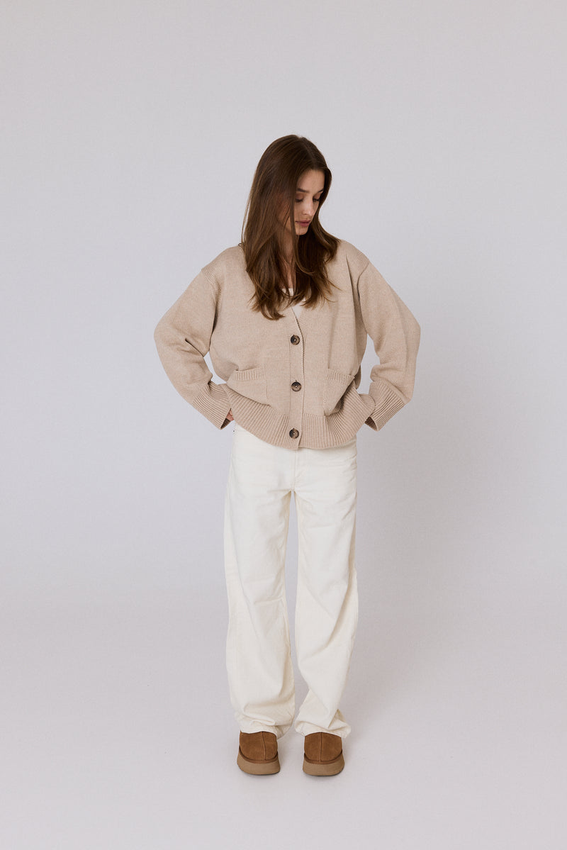 Kardigan Beige