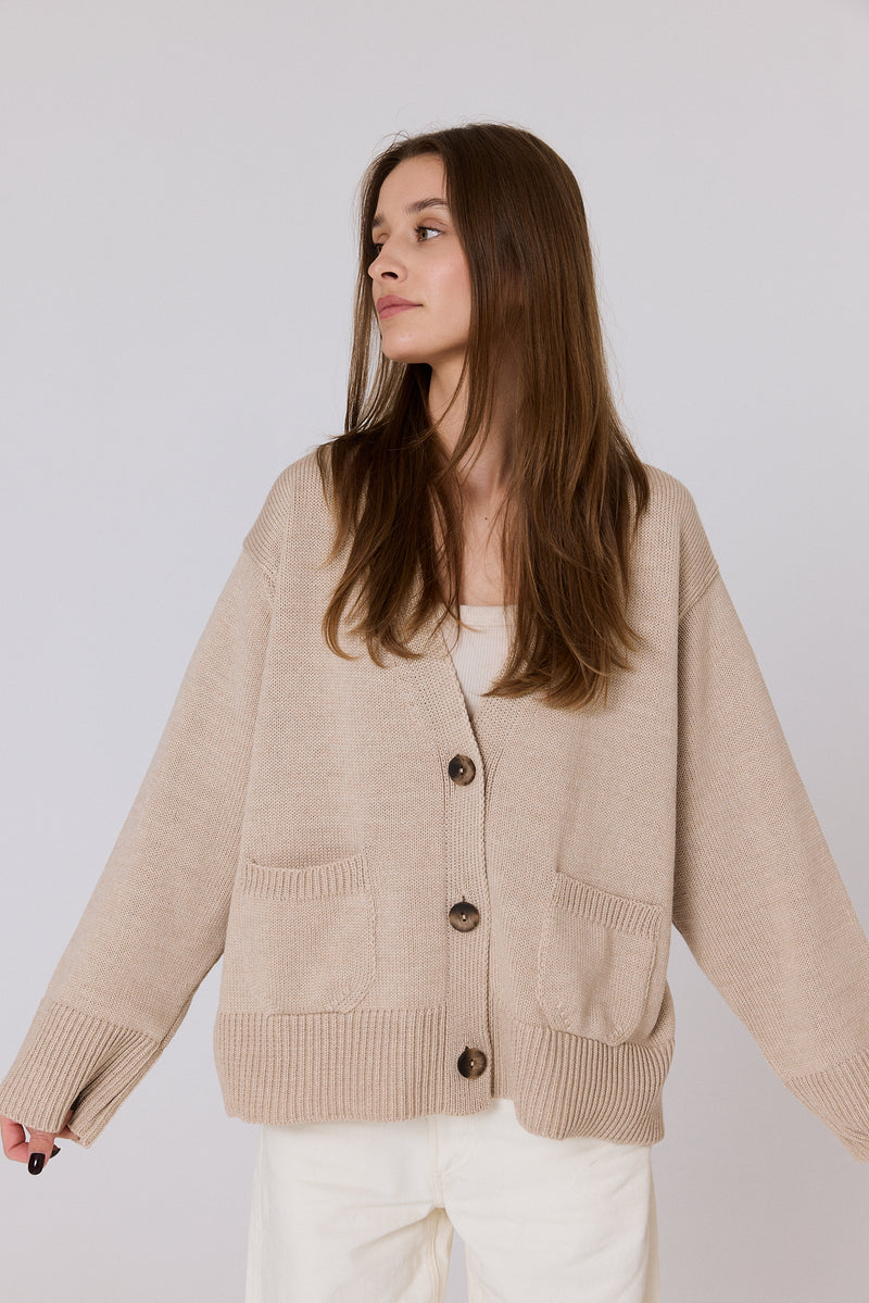 Kardigan Beige