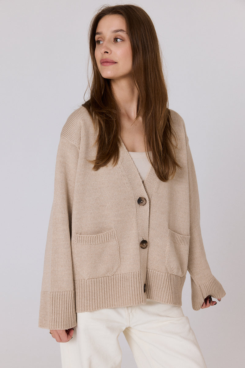 Kardigan Beige