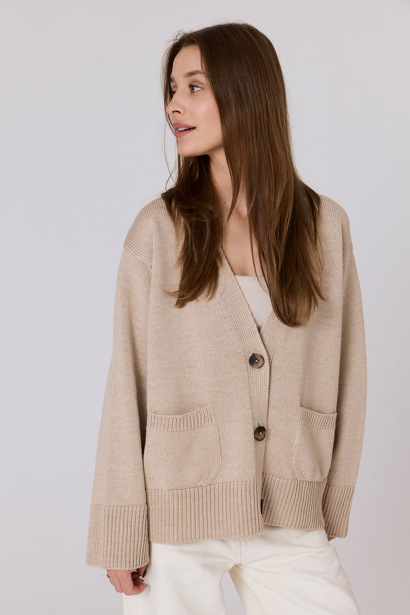 Kardigan Beige