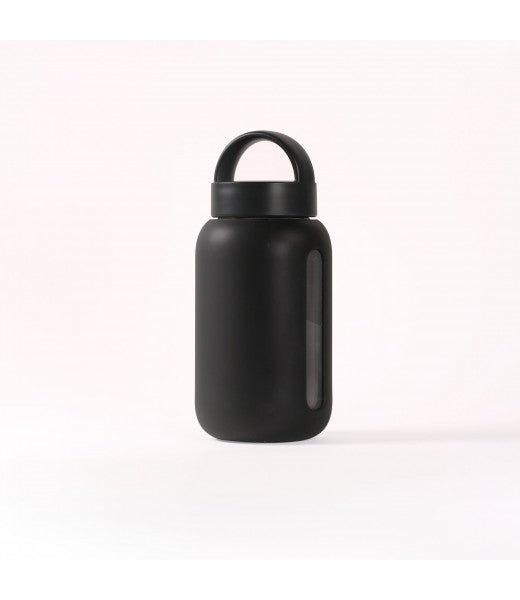 Szklana butelka do monitorowania dziennego nawodnienia Bink Mini Bottle Black