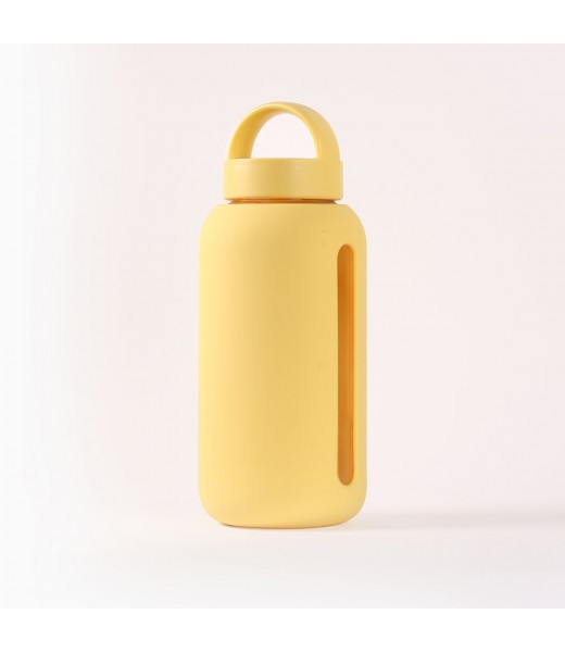 Glass Bottle To Monitor Daily Hydration Day Bottle Clay