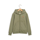 Zip hoodie - green