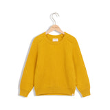 Children's woolen sweater - yellow
