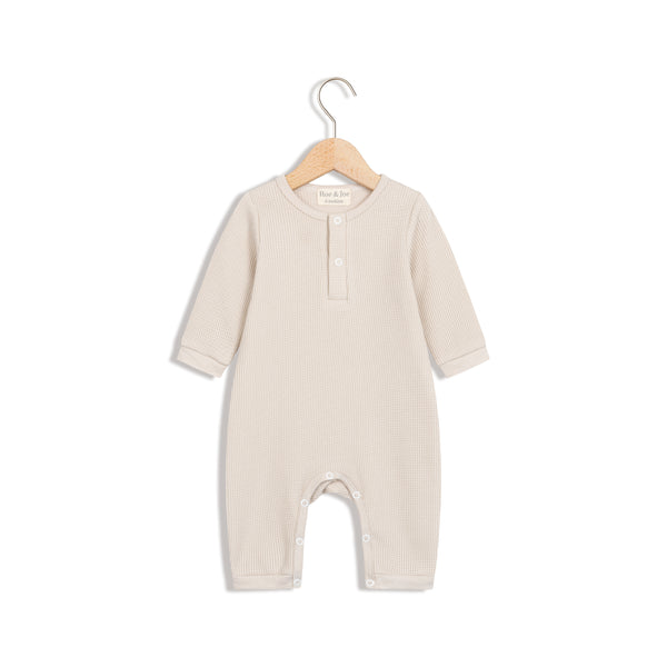Rampers super soft - organic cotton - coffee with milk