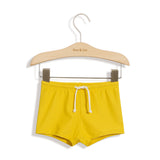 Yellow swimming trunks for boys