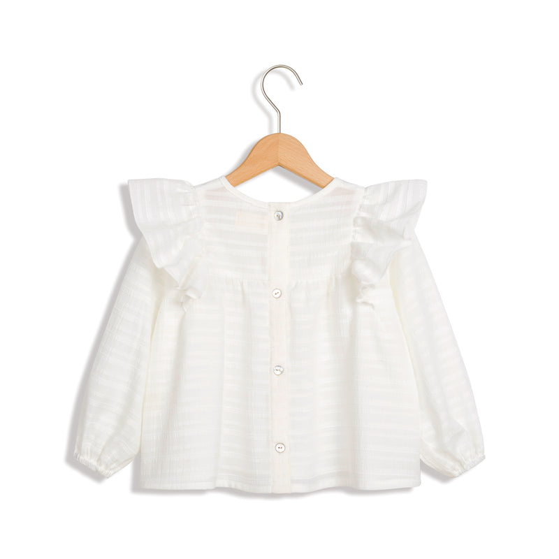 White shirt N ° 3 with frills