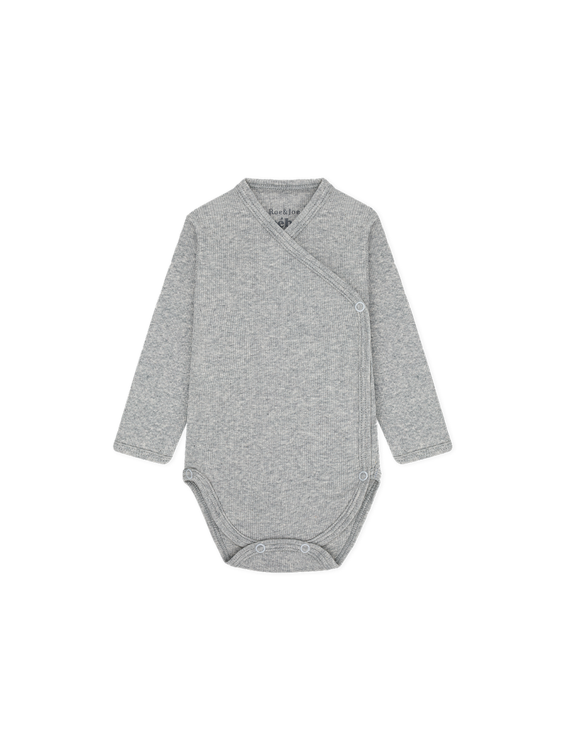 Envelope body with long sleeves-gray