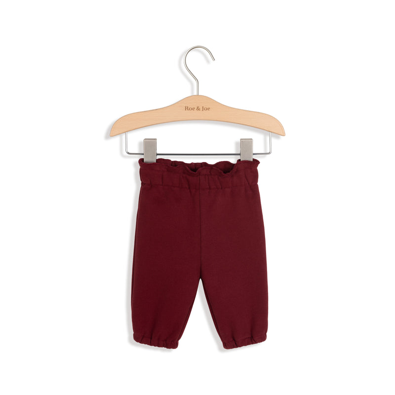 Burgundy baby tracksuits