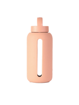 Szklana butelka do monitorowania dziennego nawodnienia Day Bottle Rose