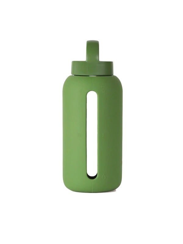 Szklana butelka do monitorowania dziennego nawodnienia Day Bottle Forest