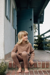 Legginsy jasny brąz