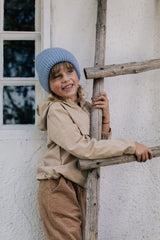 Sky children's cap with cashmere