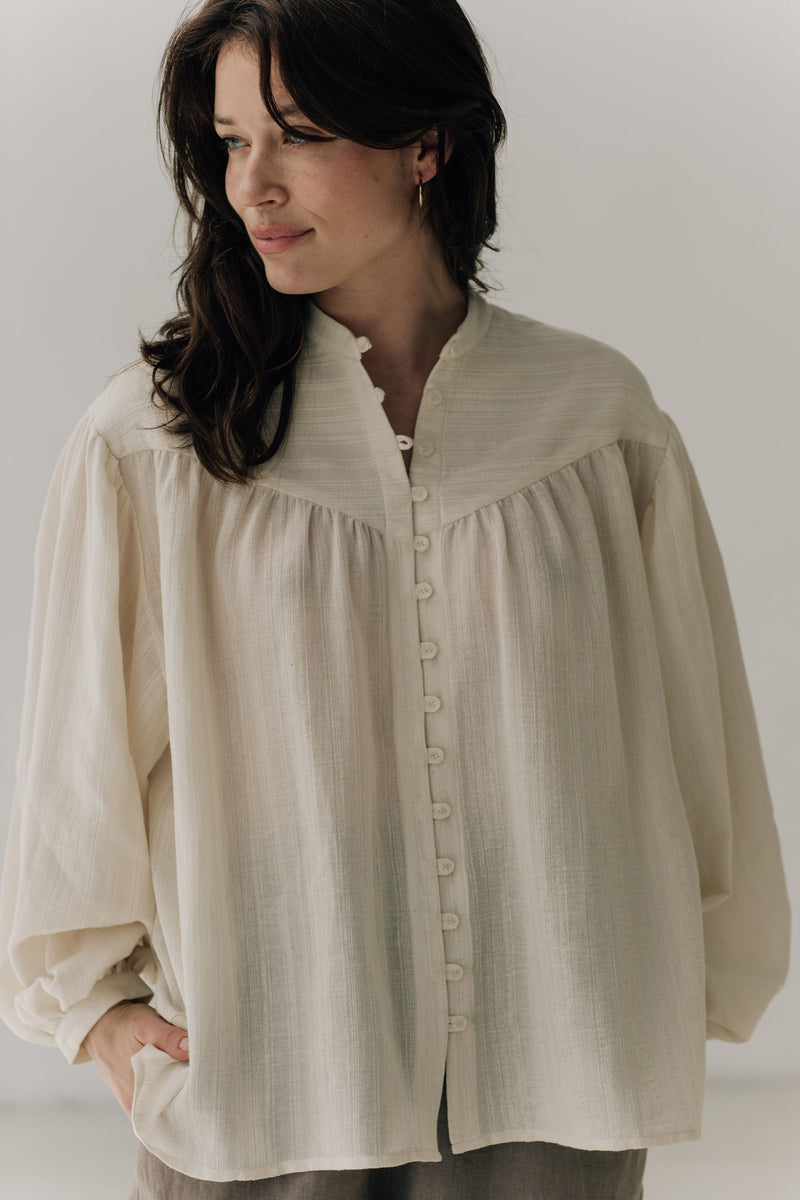 N ° 3 Ivory women's shirt