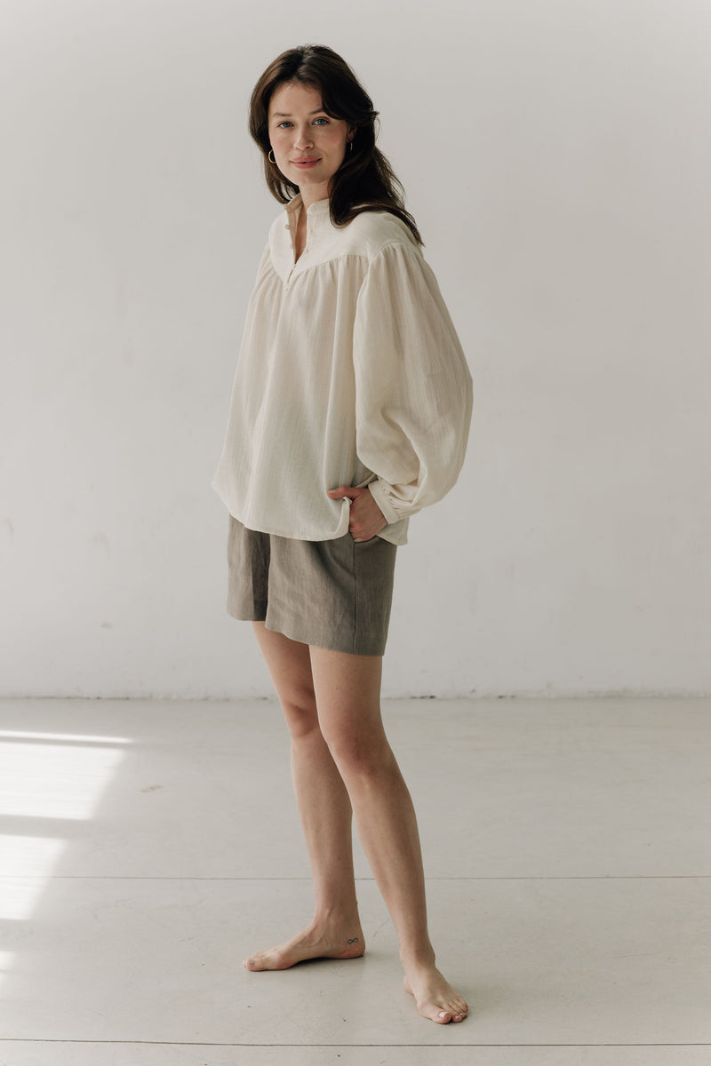 N ° 3 Ivory women's shirt