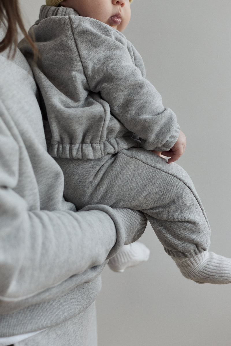 Gray baby tracksuits